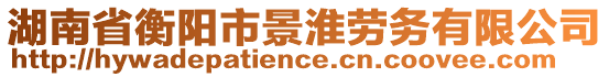 湖南省衡陽市景淮勞務(wù)有限公司