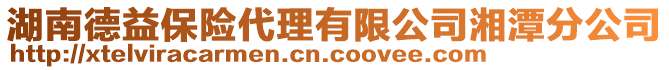 湖南德益保險(xiǎn)代理有限公司湘潭分公司