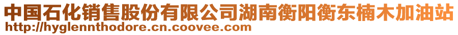 中國(guó)石化銷售股份有限公司湖南衡陽(yáng)衡東楠木加油站