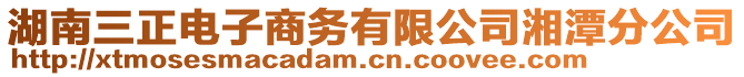 湖南三正電子商務(wù)有限公司湘潭分公司