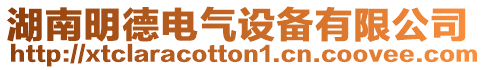 湖南明德電氣設備有限公司