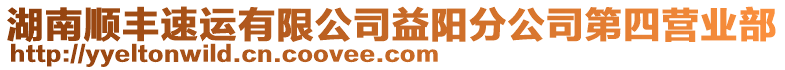 湖南順豐速運有限公司益陽分公司第四營業(yè)部