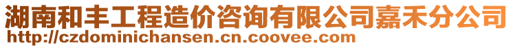 湖南和豐工程造價咨詢有限公司嘉禾分公司