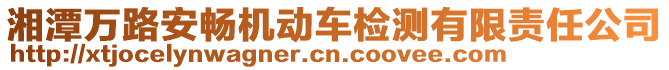 湘潭萬路安暢機動車檢測有限責(zé)任公司