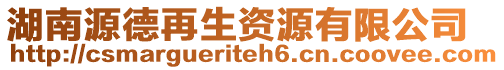 湖南源德再生資源有限公司