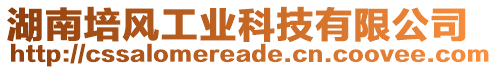 湖南培風(fēng)工業(yè)科技有限公司