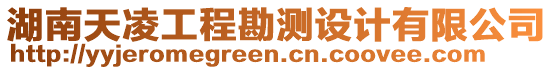 湖南天凌工程勘測設(shè)計(jì)有限公司