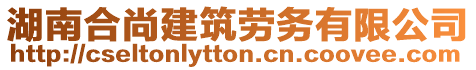 湖南合尚建筑勞務(wù)有限公司