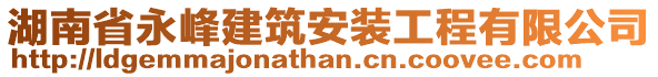 湖南省永峰建筑安裝工程有限公司