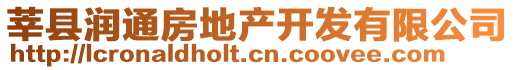 莘縣潤(rùn)通房地產(chǎn)開(kāi)發(fā)有限公司