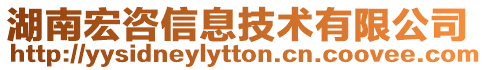 湖南宏咨信息技術有限公司