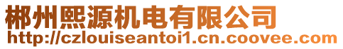 郴州熙源機電有限公司