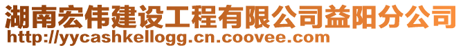 湖南宏偉建設(shè)工程有限公司益陽分公司