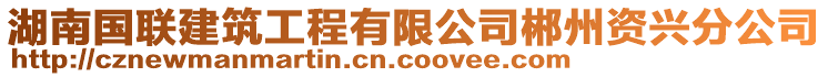 湖南國聯(lián)建筑工程有限公司郴州資興分公司