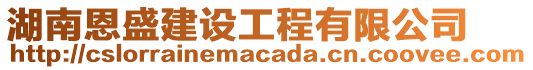 湖南恩盛建設(shè)工程有限公司