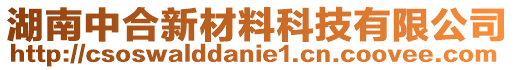 湖南中合新材料科技有限公司