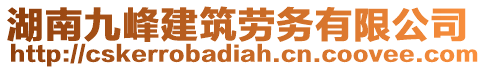 湖南九峰建筑勞務(wù)有限公司