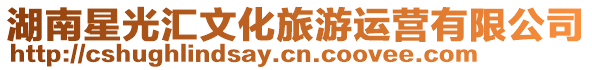 湖南星光匯文化旅游運(yùn)營(yíng)有限公司