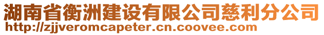 湖南省衡洲建設(shè)有限公司慈利分公司