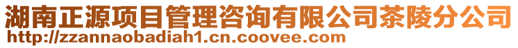 湖南正源項目管理咨詢有限公司茶陵分公司