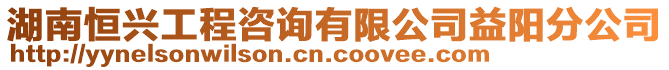 湖南恒興工程咨詢有限公司益陽分公司