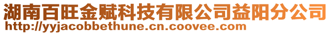 湖南百旺金賦科技有限公司益陽分公司