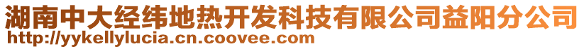 湖南中大經(jīng)緯地熱開發(fā)科技有限公司益陽分公司