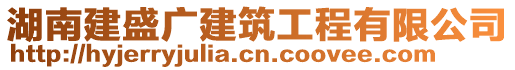 湖南建盛廣建筑工程有限公司