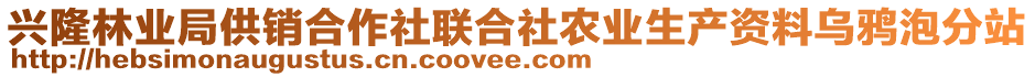 興隆林業(yè)局供銷合作社聯(lián)合社農(nóng)業(yè)生產(chǎn)資料烏鴉泡分站