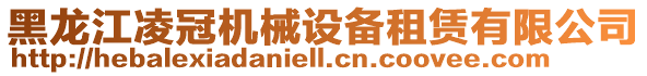 黑龍江凌冠機(jī)械設(shè)備租賃有限公司