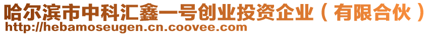 哈爾濱市中科匯鑫一號(hào)創(chuàng)業(yè)投資企業(yè)（有限合伙）