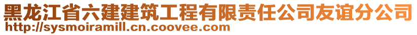 黑龍江省六建建筑工程有限責任公司友誼分公司