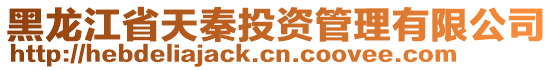 黑龍江省天秦投資管理有限公司