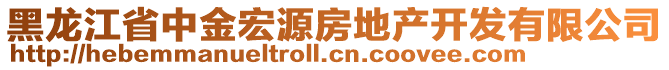 黑龍江省中金宏源房地產(chǎn)開(kāi)發(fā)有限公司