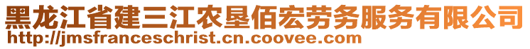 黑龍江省建三江農(nóng)墾佰宏勞務(wù)服務(wù)有限公司