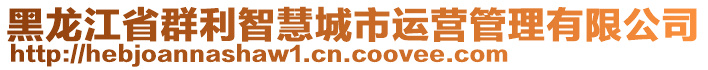 黑龍江省群利智慧城市運營管理有限公司