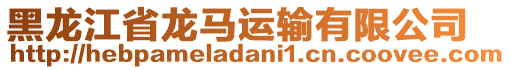 黑龍江省龍馬運輸有限公司