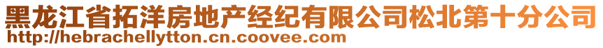 黑龍江省拓洋房地產經紀有限公司松北第十分公司