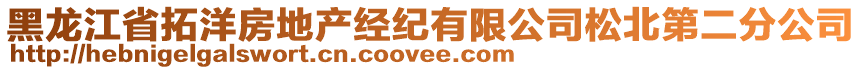 黑龍江省拓洋房地產(chǎn)經(jīng)紀(jì)有限公司松北第二分公司