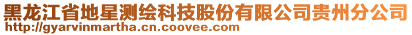 黑龍江省地星測繪科技股份有限公司貴州分公司