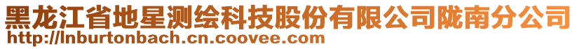 黑龍江省地星測繪科技股份有限公司隴南分公司