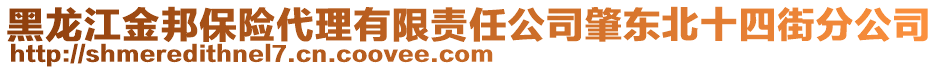 黑龍江金邦保險代理有限責(zé)任公司肇東北十四街分公司