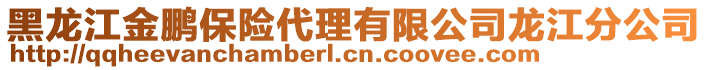 黑龍江金鵬保險代理有限公司龍江分公司