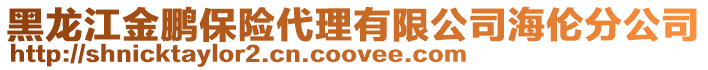 黑龙江金鹏保险代理有限公司海伦分公司