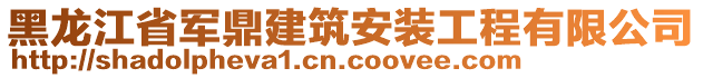 黑龍江省軍鼎建筑安裝工程有限公司