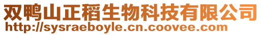 雙鴨山正稻生物科技有限公司