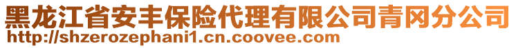 黑龍江省安豐保險代理有限公司青岡分公司