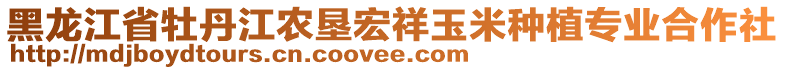 黑龍江省牡丹江農(nóng)墾宏祥玉米種植專業(yè)合作社