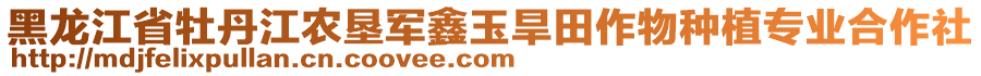 黑龍江省牡丹江農(nóng)墾軍鑫玉旱田作物種植專業(yè)合作社