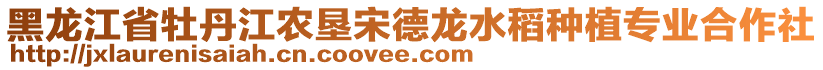黑龍江省牡丹江農(nóng)墾宋德龍水稻種植專業(yè)合作社